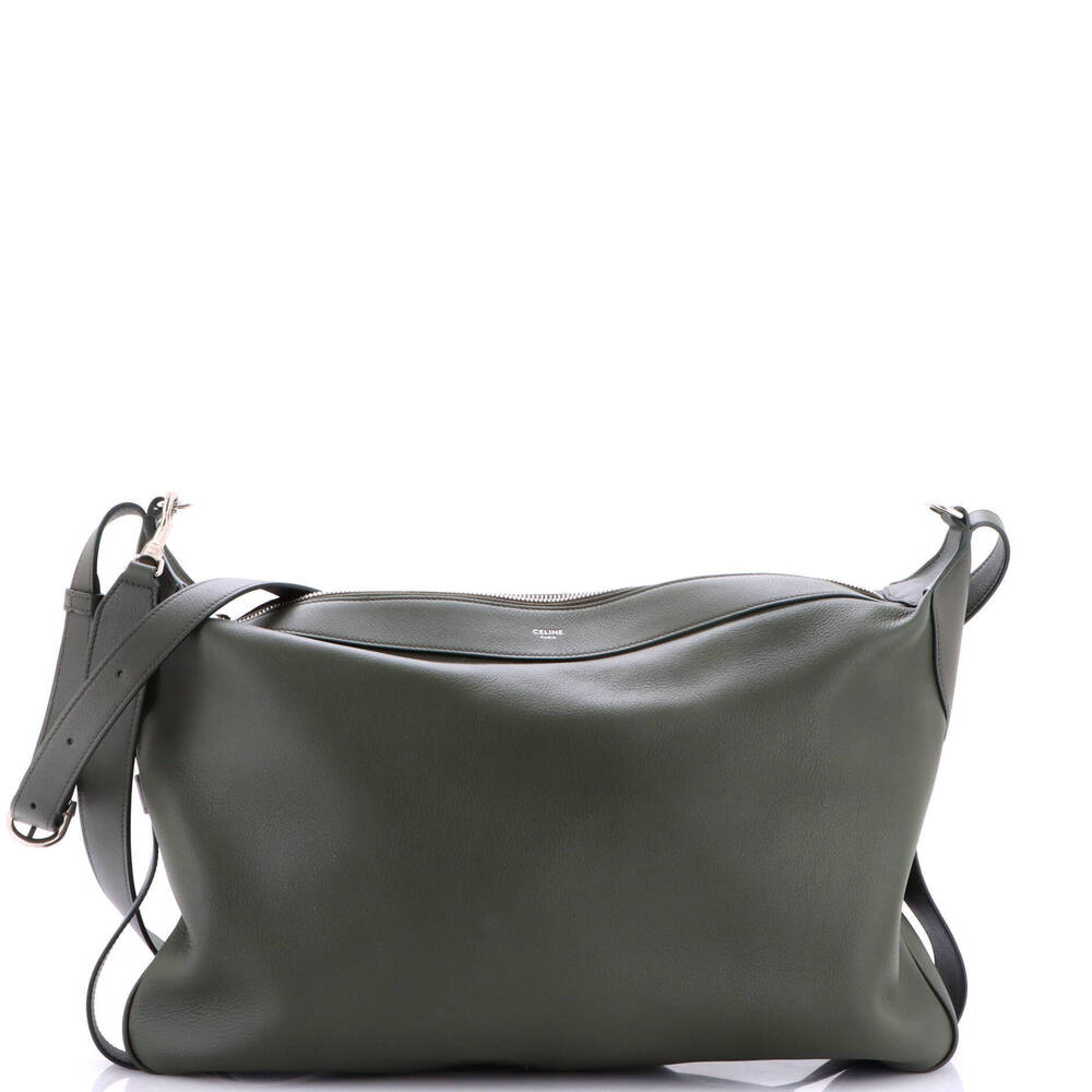 Celine Large Romy Shoulder Bag Triomphe Coated Canvas